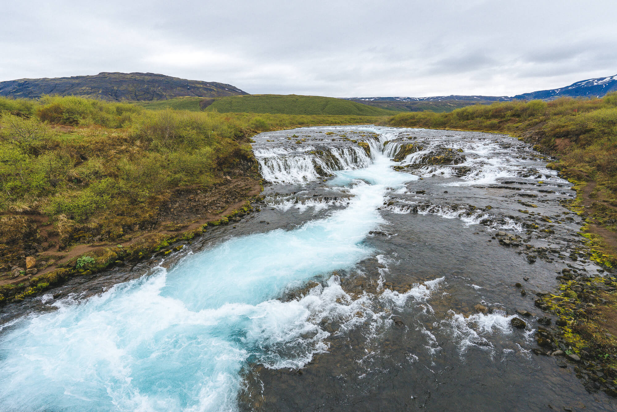 Finding the Icy Blue Waters of Bruarfoss