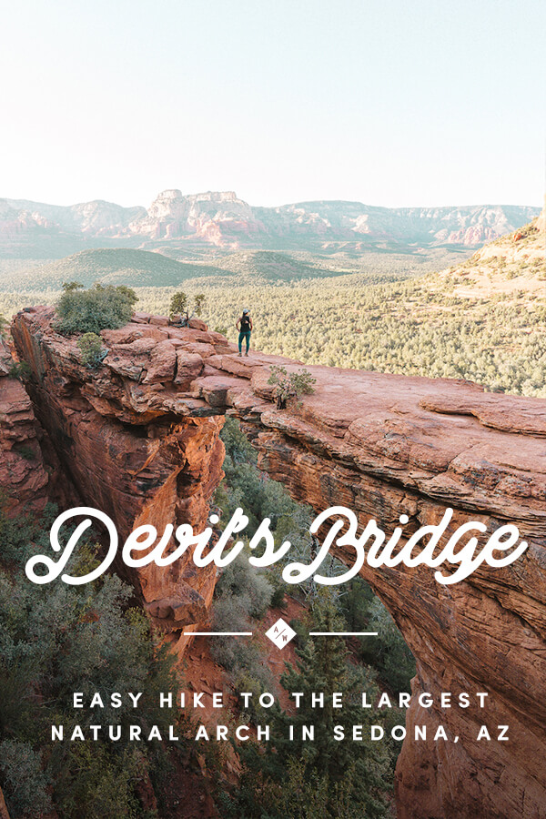 Devil's Bridge is an easy hike to the largest natural arch in Sedona, Arizona.