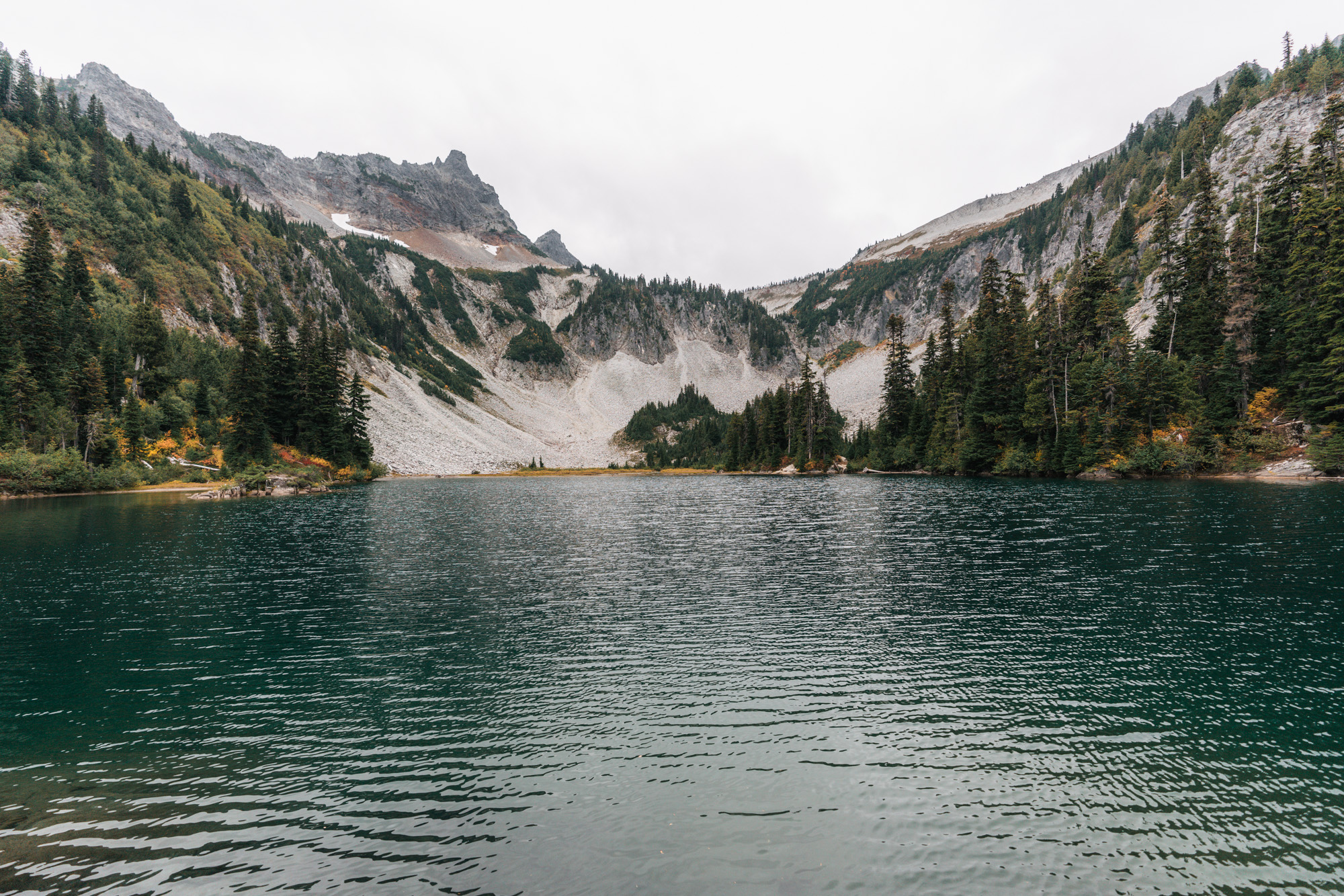 Snow Lake with Unicorn Peak