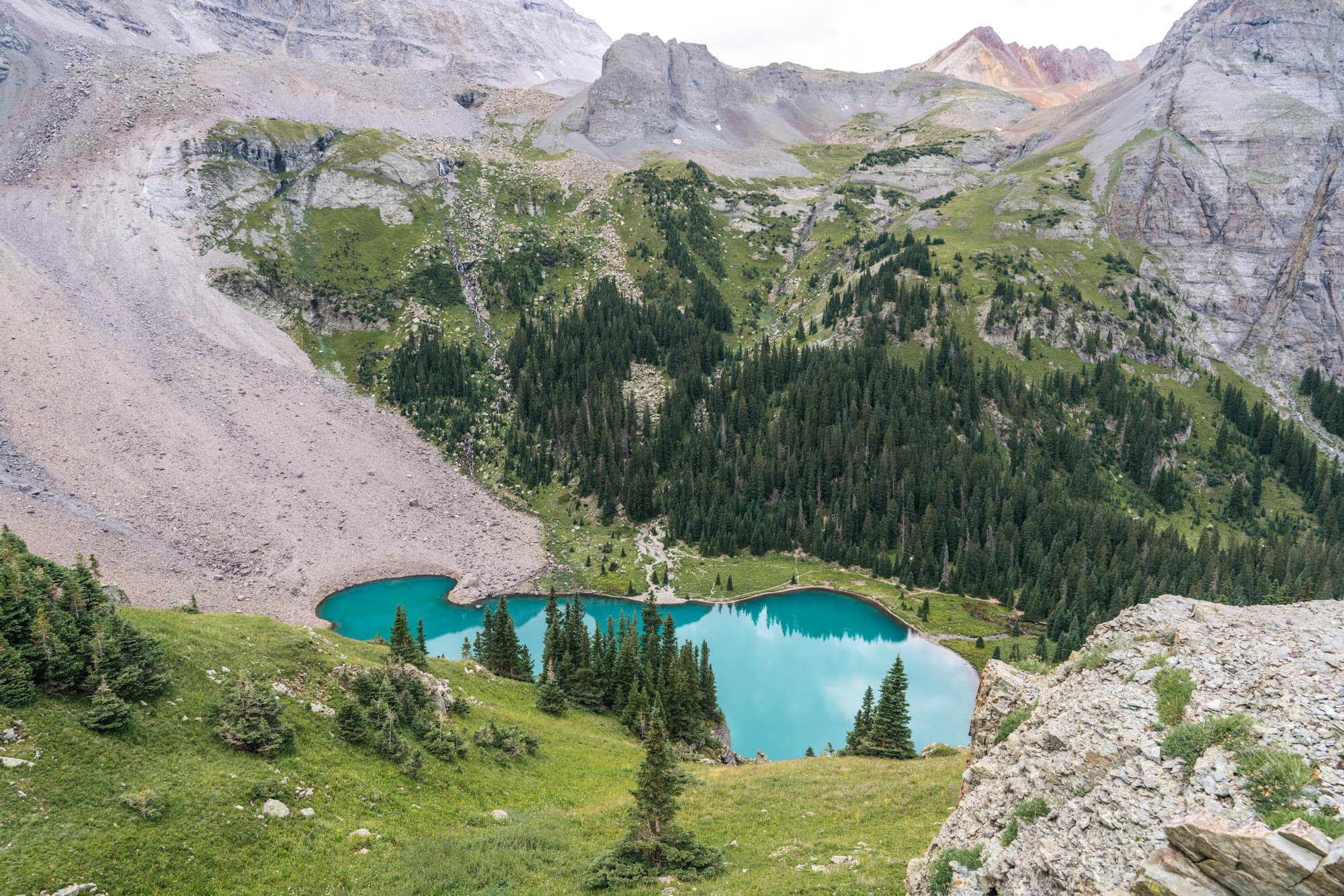 Blue Lakes in Mt Sneffels Wilderness